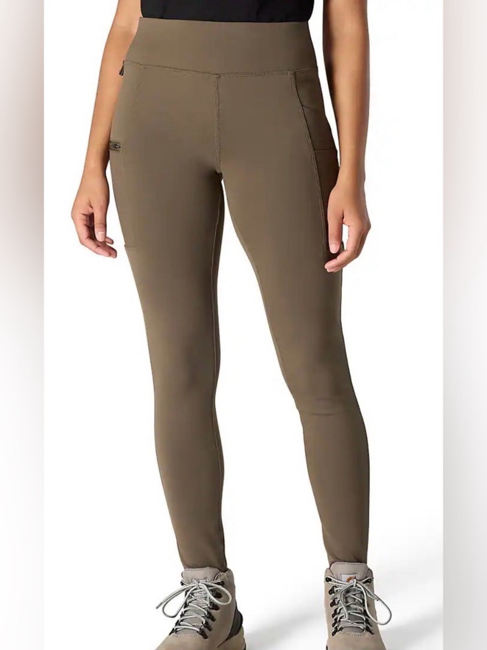 Carhartt Force Lightweight Utility Leggings Brown Large NWT Pocket Athletic